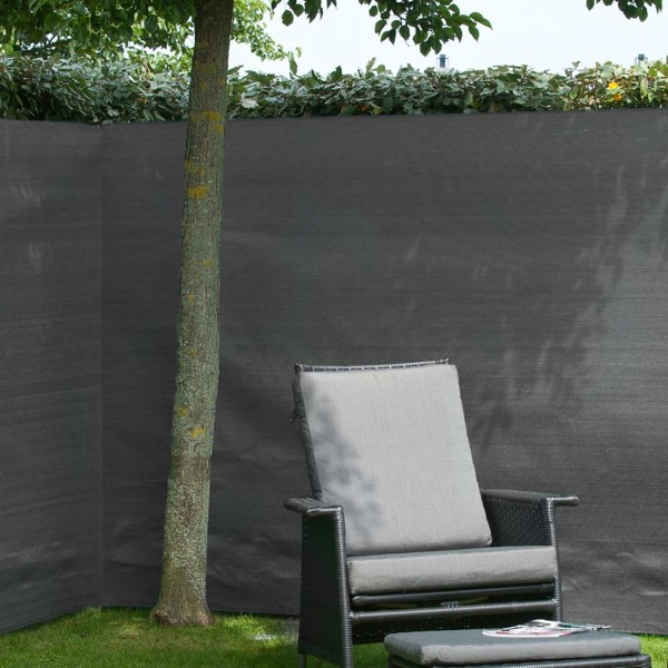 Nature Schermgaas | Nature | 1.2 x 5 meter (190 g/m², Incl. bevestigingsset, Antraciet) 6050313 K170501681 - 5