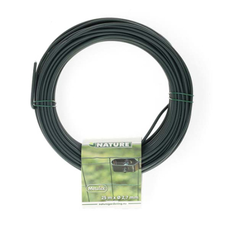 Nature Spandraad | Nature | 25 meter (Geplastificeerd, Ø 2.7 mm, Groen) 6040454 K170105562 - 3