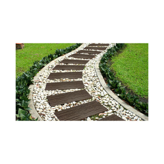 Nature Stapsteen | Nature | 55 x 45 x 1.7 cm (Japans, Gerecycled rubber, UV-bestendig, Anti-slip, Vorstbestendig, Rood) 6046201 K170130358 - 2
