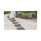 Nature Stapsteen | Nature | 55 x 45 x 1.8 cm (Japans, Gerecycled rubber, UV-bestendig, Anti-slip, Vorstbestendig, Grijs) 6046200 K170130357 - 2
