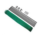 Nature Tuingaas | Nature | 1 x 10 meter (Incl. stokken en haringen, Vierkante mazen, 16 x 16 mm) 6030410 K170130361 - 2