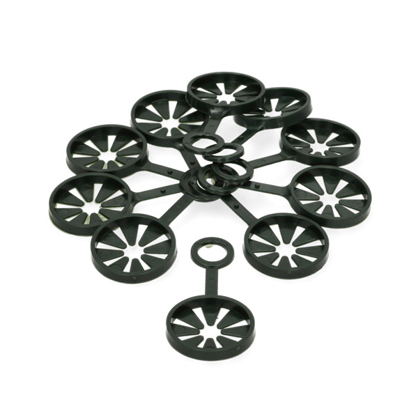 Nature Verbindingsstuk plantenstok | Nature | Ø 11 mm | 3 stuks (Ring, Wigwam constructie, Kunststof) 6040149 K170106181 - 1