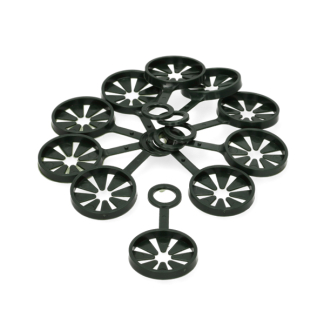 Nature Verbindingsstuk plantenstok | Nature | Ø 11 mm | 3 stuks (Ring, Wigwam constructie, Kunststof) 6040149 K170106181 - 1