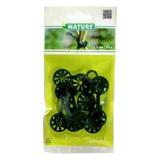 Nature Verbindingsstuk plantenstok | Nature | Ø 8 mm | 3 stuks (Ring, Wigwam constructie, Kunststof) 6040148 K170106180 - 4
