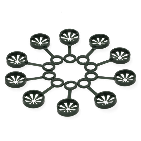 Nature Verbindingsstuk plantenstok | Nature | Ø 8 mm | 3 stuks (Ring, Wigwam constructie, Kunststof) 6040148 K170106180 - 2
