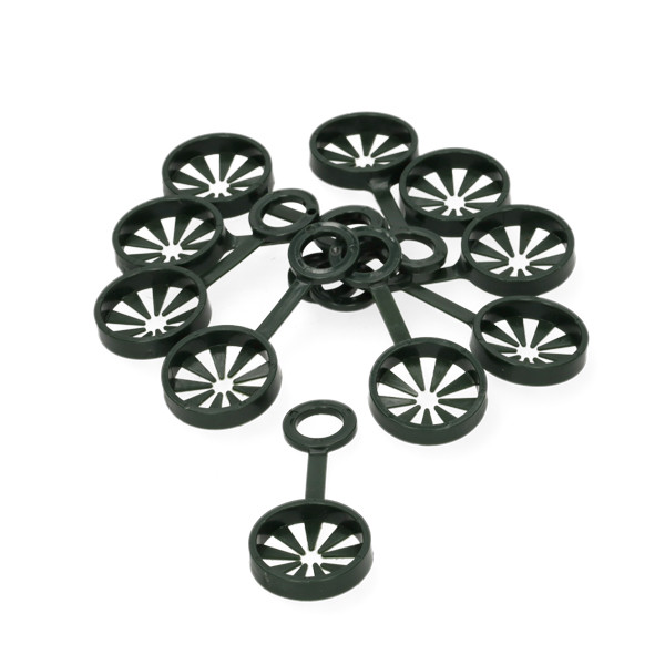 Nature Verbindingsstuk plantenstok | Nature | Ø 8 mm | 3 stuks (Ring, Wigwam constructie, Kunststof) 6040148 K170106180 - 1
