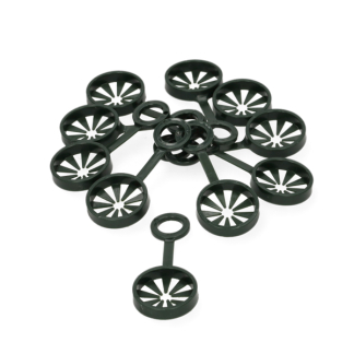 Nature Verbindingsstuk plantenstok | Nature | Ø 8 mm | 3 stuks (Ring, Wigwam constructie, Kunststof) 6040148 K170106180 - 1