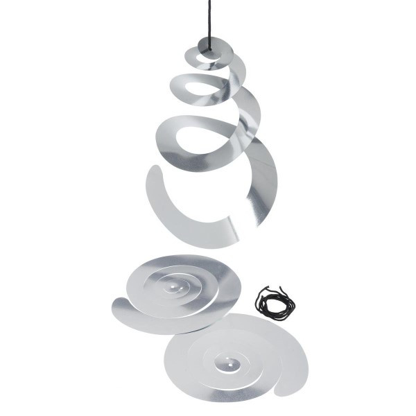 Nature Vogelverjager | Nature | Ø 23 cm | 3 stuks (Spiraal, Reflecterend, Zilver) 6060143 K170112127 - 2