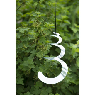 Nature Vogelverjager | Nature | Ø 23 cm (3 stuks, Spiraal, Reflecterend, Zilver) 6060143 K170112127 - 