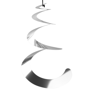 Nature Vogelverjager | Nature | Ø 23 cm (3 stuks, Spiraal, Reflecterend, Zilver) 6060143 K170112127 - 1