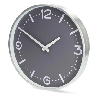 Nedco Wandklok | Nedis | Ø 30 cm (Stille beweging, Metaal) CLWA3226SS K170511245 - 2