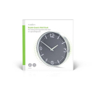 Nedco Wandklok | Nedis | Ø 30 cm (Stille beweging, Metaal) CLWA3226SS K170511245 - 3