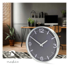Nedco Wandklok | Nedis | Ø 30 cm (Stille beweging, Metaal) CLWA3226SS K170511245 - 6