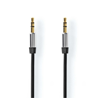 Nedis 2.5 mm jack kabel | Nedis | 1 meter (Verguld, Stereo) CAGL21250BK10 K010301004 - 