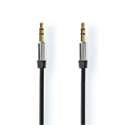 Nedis 2.5 mm jack kabel | Nedis | 1 meter (Verguld, Stereo) CAGL21250BK10 K010301004