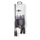 Nedis 2 x XLR naar Tulp kabel (m/m) | Nedis | 1.5 meter (Gebalanceerd, Stereo, 100% koper) COTH15210GY15 N010307023 - 3