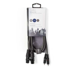 Nedis 2 x XLR naar Tulp kabel (v/m) | Nedis | 1.5 meter (Gebalanceerd, Stereo, 100% koper) COTH15230GY15 N010307030 - 3