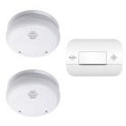 Nedis 2x Rookmelder en 1x Koolmonoxidemelder (10 jaar sensor) DTCTS30WT/FC270211 K170501309 Nedis 2x Rookmelder en 1x Koolmonoxidemelder (10 jaar sensor) DTCTS30WT/FC270211 K170501309