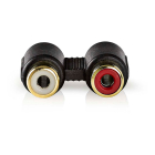 Nedis 2x tulp naar 2x tulp adapter | V ↔ V | Nedis (Stereo) CABW24952AT K010411299 - 1