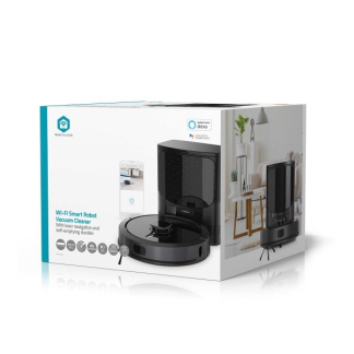 Nedis 3-in-1 Robotstofzuiger | Nedis SmartLife (Wifi, Lasernavigatie, Tot 180 min, Vegen, Stofzuigen, Dweilen) WIFIVCL002CBK K150101207 - 4