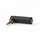 Nedis 3.5 mm jack adapter (m/v) | Nedis (Stereo, Verguld, Haaks) CABW22980AT K050301215 Nedis 3.5 mm jack adapter (m/v) | Nedis (Stereo, Verguld, Haaks) CABW22980AT K050301215