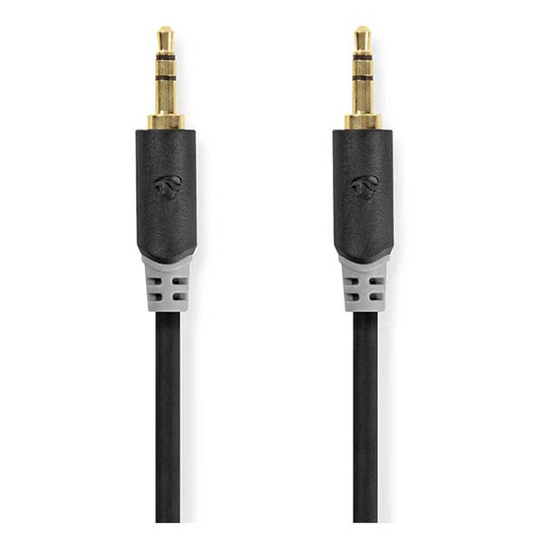 Nedis 3.5 mm jack kabel | M ↔ M | Nedis | 0.5 meter (Stereo, Verguld, 3-polig) CABW22000AT05 N010301127 - 2
