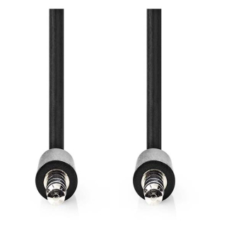 Nedis 3.5 mm jack kabel | M ↔ M | Nedis | 1 meter (Stereo, Zwart, 3-polig) CAGL22005BK10 CAGP22005BK10 N010301137 - 3