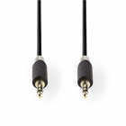 3.5 mm jack kabel | M ↔ M | Nedis | 2 meter (Stereo, Verguld, 3-polig)