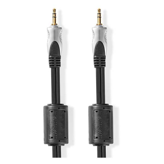 Nedis 3.5 mm jack kabel | M ↔ M | Nedis | 5 meter (Stereo, Verguld, 100% koper, 3-polig) CAGC22000AT50 N010301184 - 2