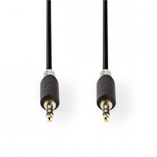Nedis 3.5 mm jack kabel | M ↔ M | Nedis | 5 meter (Stereo, Verguld, 3-polig) CABW22000AT50 N010301131 - 1