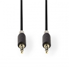 3.5 mm jack kabel | Nedis | 0.5 meter (Stereo, Verguld)