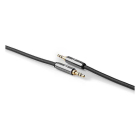 Nedis 3.5 mm jack kabel | Nedis | 1 m (Stereo, Verguld, Gun metal) CATB22000GY10 K010214252 - 3