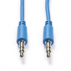 3.5 mm jack kabel | Nedis | 1 meter (Stereo, Blauw)