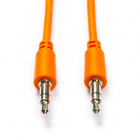 Nedis 3.5 mm jack kabel | Nedis | 1 meter (Stereo, Oranje) CAGP22005OG10 N010301154 Nedis 3.5 mm jack kabel | Nedis | 1 meter (Stereo, Oranje) CAGP22005OG10 N010301154