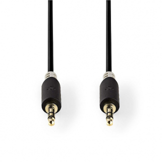 Nedis 3.5 mm jack kabel | Nedis | 1 meter (Stereo, Verguld) CABW22000AT10 N010301128 - 1