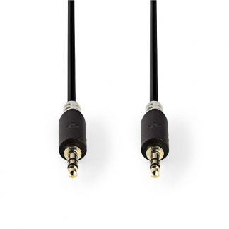 Nedis 3.5 mm jack kabel | Nedis | 1 meter (Stereo, Verguld) CABW22000AT10 N010301128 - 