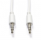 Nedis 3.5 mm jack kabel | Nedis | 1 meter (Stereo, Wit) CAGP22005WT10 N010301174 Nedis 3.5 mm jack kabel | Nedis | 1 meter (Stereo, Wit) CAGP22005WT10 N010301174