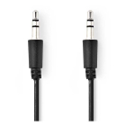 Nedis 3.5 mm jack kabel | Nedis | 1 meter (Stereo, Zwart) CAGL22005BK10 CAGP22005BK10 N010301137 - 2