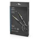 Nedis 3.5 mm jack kabel | Nedis | 2 m (Stereo, Verguld, Gun metal) CATB22000GY20 K010214253 - 4