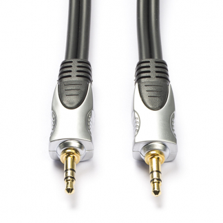 Nedis 3.5 mm jack kabel | Nedis | 5 meter (Stereo, Verguld, 100% koper) CAGC22000AT50 N010301184 - 