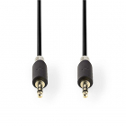 3.5 mm jack kabel | Nedis | 5 meter (Stereo, Verguld)
