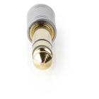 Nedis 3.5 mm jack naar 6.35 mm adapter | V ↔ M | Nedis (Stereo, Verguld, Metaal) CAGC23930ME K050301216 - 3