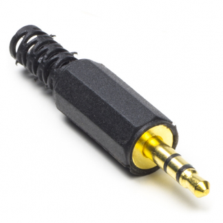 Nedis 3.5 mm jack plug | M | Nedis (Stereo, Verguld) CAVC22900BKG N060201138 - 1