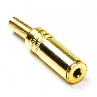 Nedis 3.5 mm jack plug | Nedis (Stereo, Metaal, Verguld, Vrouwelijk) CAVC22910GD N060201141 - 1
