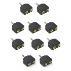 Nedis 3.5 mm jack splitter | V ↔ M | Nedis | 10 stuks (Stereo, Verguld) CAGP22945BKG V050301001 - 1