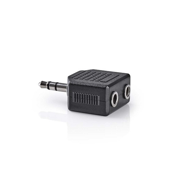 Nedis 3.5 mm jack splitter | V ↔ M | Nedis (Stereo) CAGB22945BK N050301012 - 1