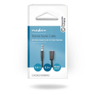 Nedis 3.5 mm jack splitterkabel | Nedis | 0.2 meter (Stereo, Zwart) CAGB22100BK02 CAGP22100BK02 N010301194 - 3