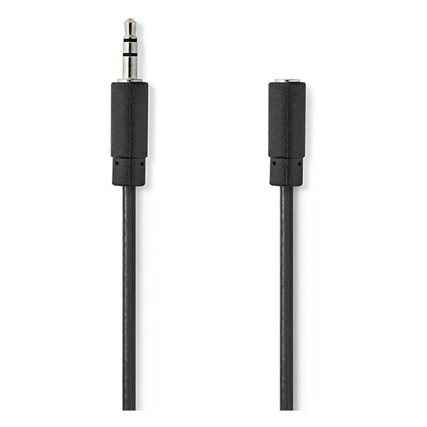 Nedis 3.5 mm jack verlengkabel | V ↔ M | Nedis | 1 meter (Stereo, 3-polig) CAGL22050BK10 CAGP22050BK10 N010301500 - 2