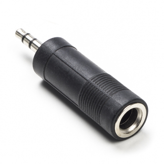 Nedis 3.5 mm (m) naar 6.35 mm jack (v) adapter | Nedis (Stereo) CAGB22935BK N050301209 - 1