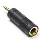 3.5 mm (m) naar 6.35 mm jack (v) adapter | Nedis (Stereo, Verguld)